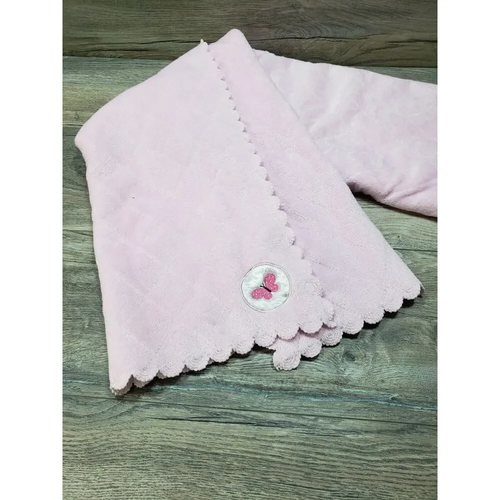 Child Of Mine Carters Pink Butterfly Soft Baby Blanket